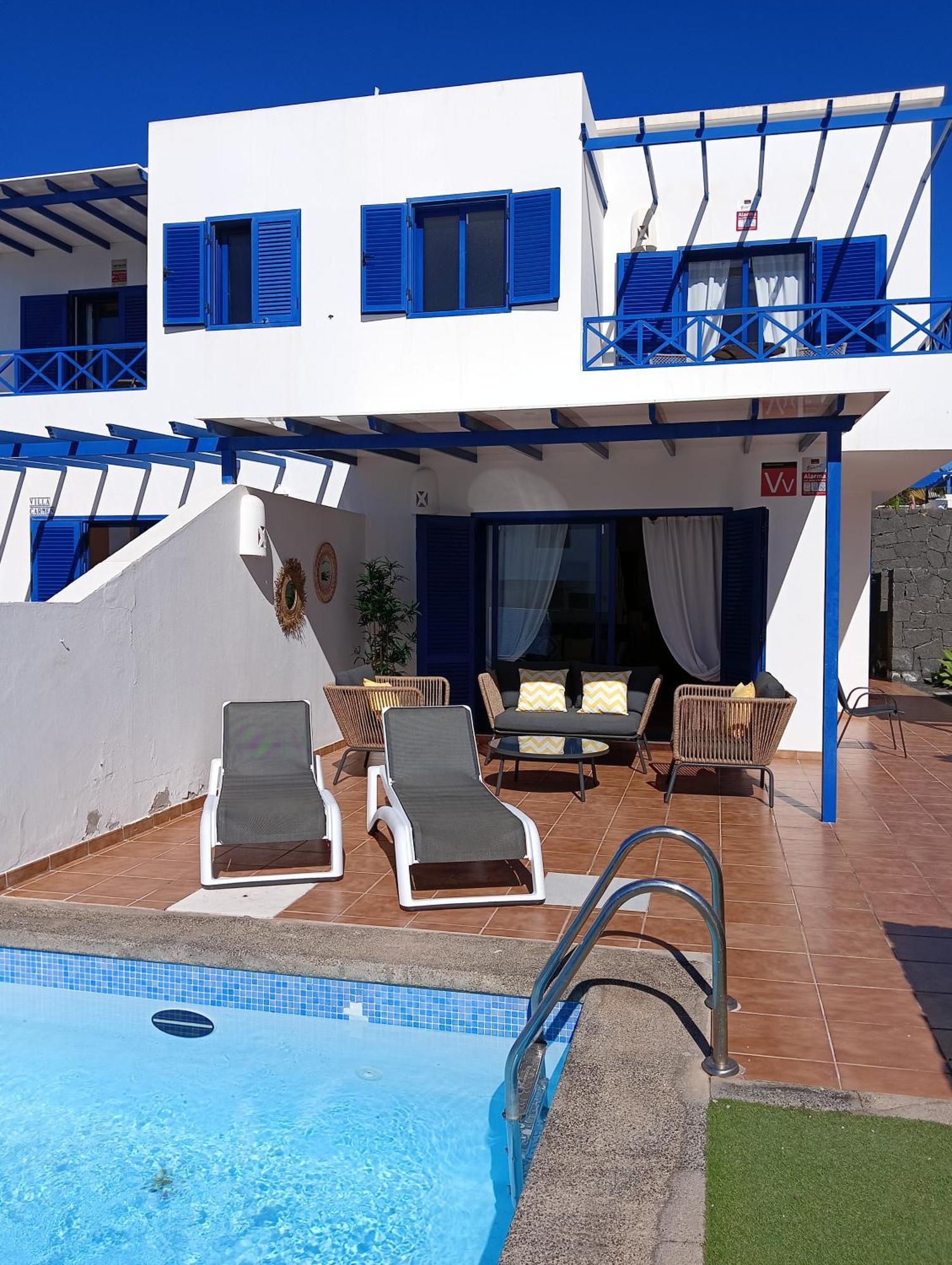Villa Optimist Rubicon Piscina Climatizable, Frente Al Mar Плая Бланка Екстериор снимка